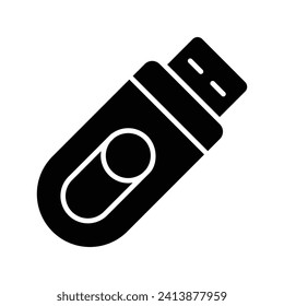 Flash drive vector in modern style, editable vector of universal serial bus