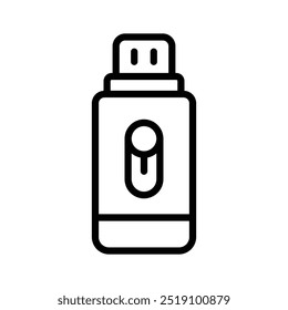 Flash drive vector in modern style, editable vector of universal serial bus