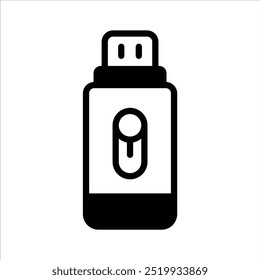 Flash drive vector in modern style, editable vector of universal serial bus