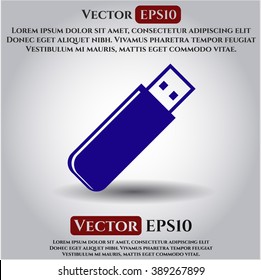 Flash Drive vector symbol
