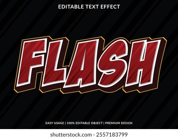 flash editable text effect template use for logotype title and headline sticker