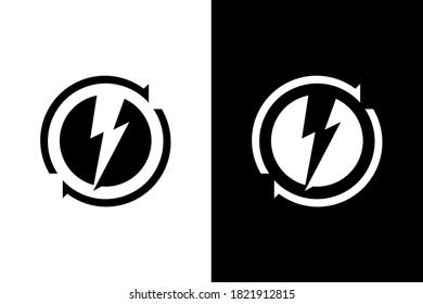 Flash electric design concept. Very suitable in various business purposes, also for icon, symbol and many more.