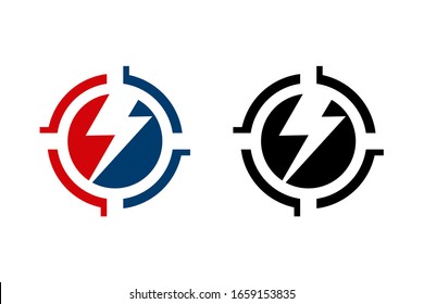 Flash electric for logo design concept
very suitable in various business purposes or team.