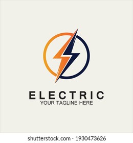 Flash Electric Logo Vector icon illustration design template. Bolt Energy Icon.electric logo flash vector bolt