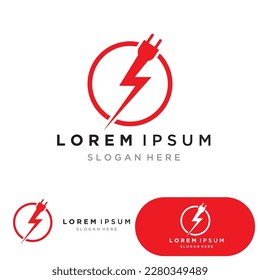 Flash Electric Logo Vector icon illustration design template. Bolt Energy Icon.electric logo flash vector bolt