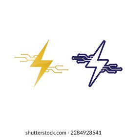 Flash Electric Logo Vector icon illustration design template. Bolt Energy Icon.electric logo flash vector bolt