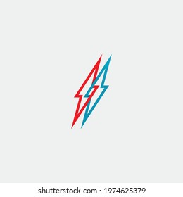 flash electric Vector lightning icon logo and symbols