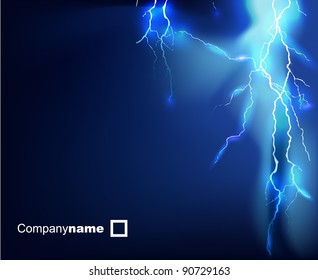 flash of electricity. Eps 10