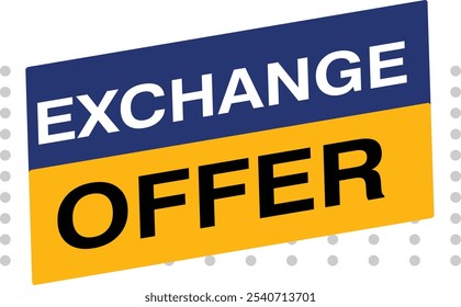 plano de fundo da oferta flash exchange para marketing empresarial