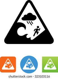 Flash Flood Warning Icon