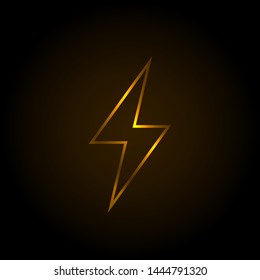 Flash gradient light neon sign