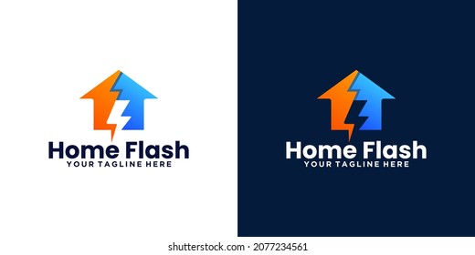 Blitzhaus-Logo-Design, Blitzhaus, Elektrohaus