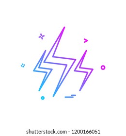 Flash icon design vector