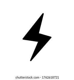 flash icon glyph style vector
