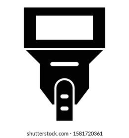 flash icon glyph vector design