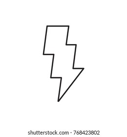 flash icon illustration isolated vector sign symbol