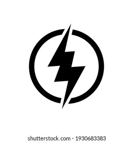 Flash icon. Lightning symbol modern, simple, vector, icon for website design, mobile app, ui. Vector Illustration simple design perfect for all project