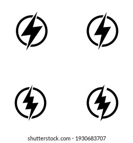 Flash icon. Lightning symbol modern, simple, vector, icon for website design, mobile app, ui. Vector Illustration simple design perfect for all project