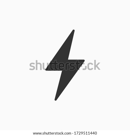 Flash icon. Lightning symbol modern, simple, vector, icon for website design, mobile app, ui. Vector Illustration