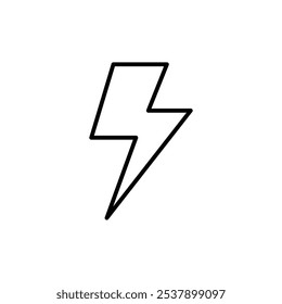 Flash icon logo set vector