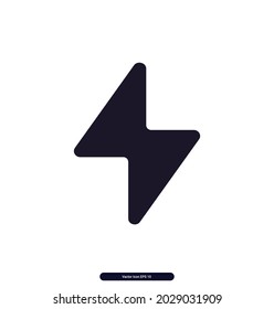 flash icon. Mobile Sign and symbol Vector icons. Simple set of outline symbols, graphic design elements. eps10