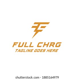 Flash Icon. Power Energy Vector Modern Symbol. Company Logo Design Inspiration.