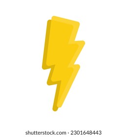 Flash icon. sign for mobile concept and web design. vector illustration