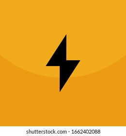 Flash icon symbol simple design