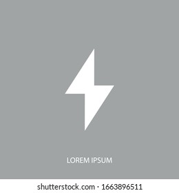 Flash icon symbol simple design