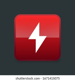 Símbolo de icono Flash diseño simple
