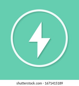 Flash icon symbol simple design