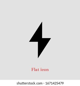 Símbolo de icono Flash diseño simple