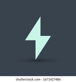 Flash icon symbol simple design