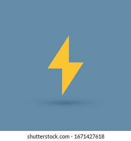 Flash icon symbol simple design