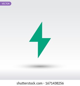 Flash icon symbol simple design