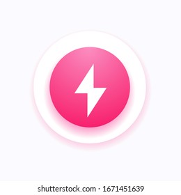 Flash icon symbol simple design