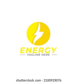 Flash Icon Thunder Bolt Letter S Electricity Logo. Flat Vector Logo Design Template Element.