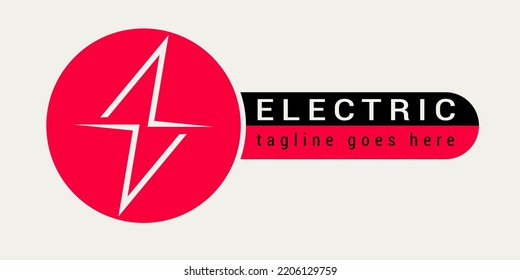 Flash Icon Thunder Bolt Letter S Electricity Logo. Flat Vector Logo Design Template Element