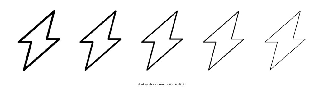 Flash icon Vector Art Illustration