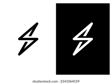 Flash Icon Vetor Logo, Letra S, Logotipo Elétrico, Modelo De Design De Logotipo.