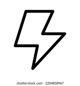 Flash Icon Vector Symbol Design Illustration