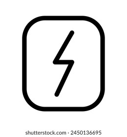 Flash Icon Vector Symbol Design Illustration