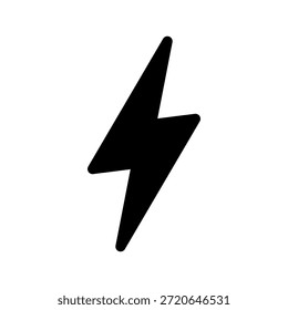 Illustration zum Entwurf eines Vektorsymbols mit Blitz