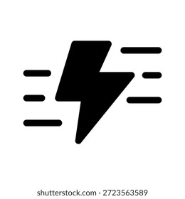 Ilustración de diseño de símbolo de Vector de icono de flash