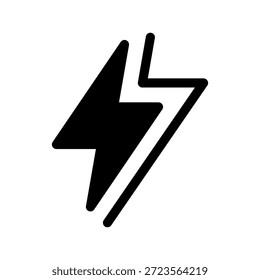 Ilustração de design de símbolo de vetor de ícone do Flash