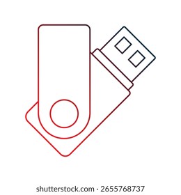 Icono de flash con fondo blanco Vector Ilustración de stock