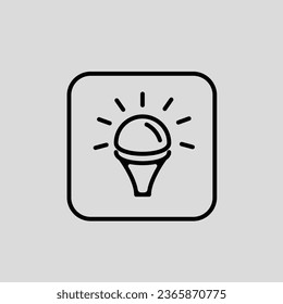 Flash light app icon png