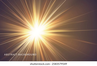 Flash light effects, Flare bright Camera light or sunlight lens, Stars in space, blue ray background shiny highlights, vector shimmering elements glow sparkl