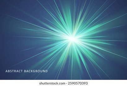 Flash light effects, Flare bright Camera light or sunlight lens, Stars in space, blue ray background shiny highlights, vector shimmering elements glow sparkl
