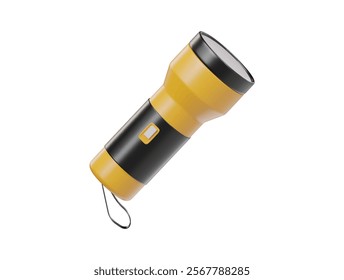  Flash light icon 3d render illustration